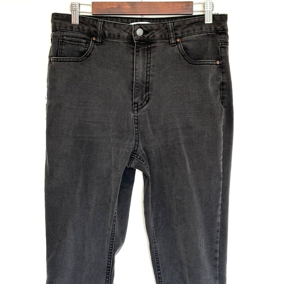 AND NOW THIS Jeans Women's Size 31 Black High Rise Skinny Pockets - Picture 3 of 11